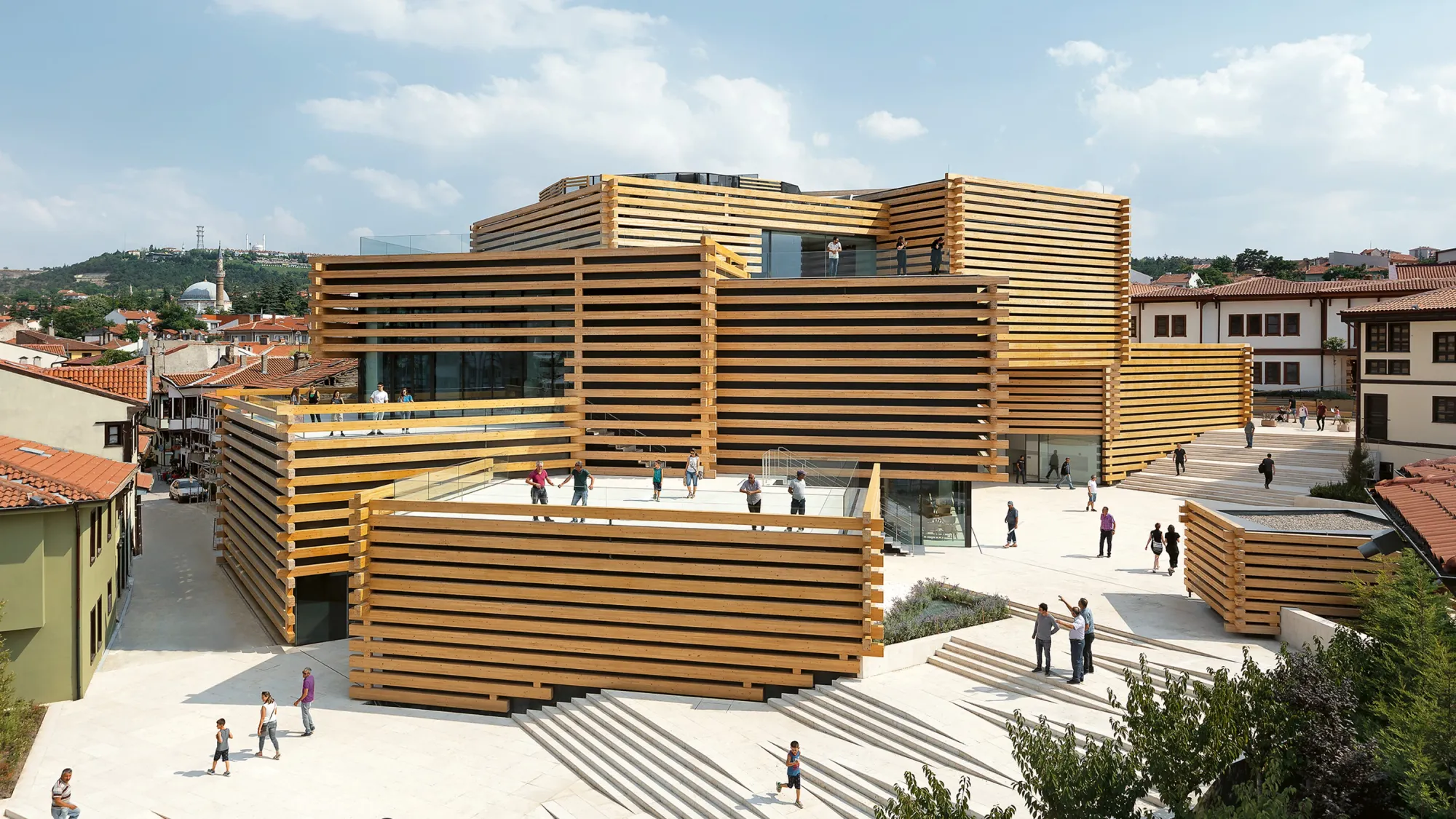 Centro Cultural Odunpazari, Turquia | Kengo Kuma