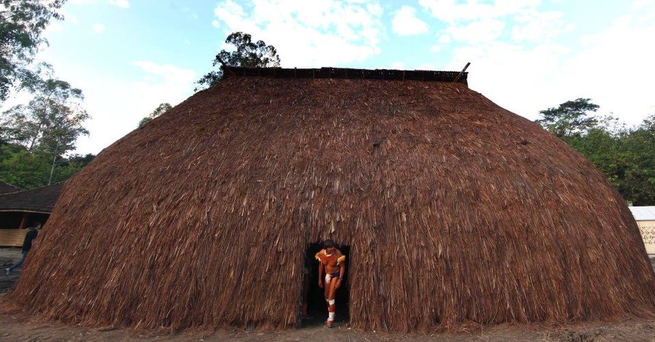 Arquietura Vernacular | Ocas indígenas, feitas de palha, madeira e barro.