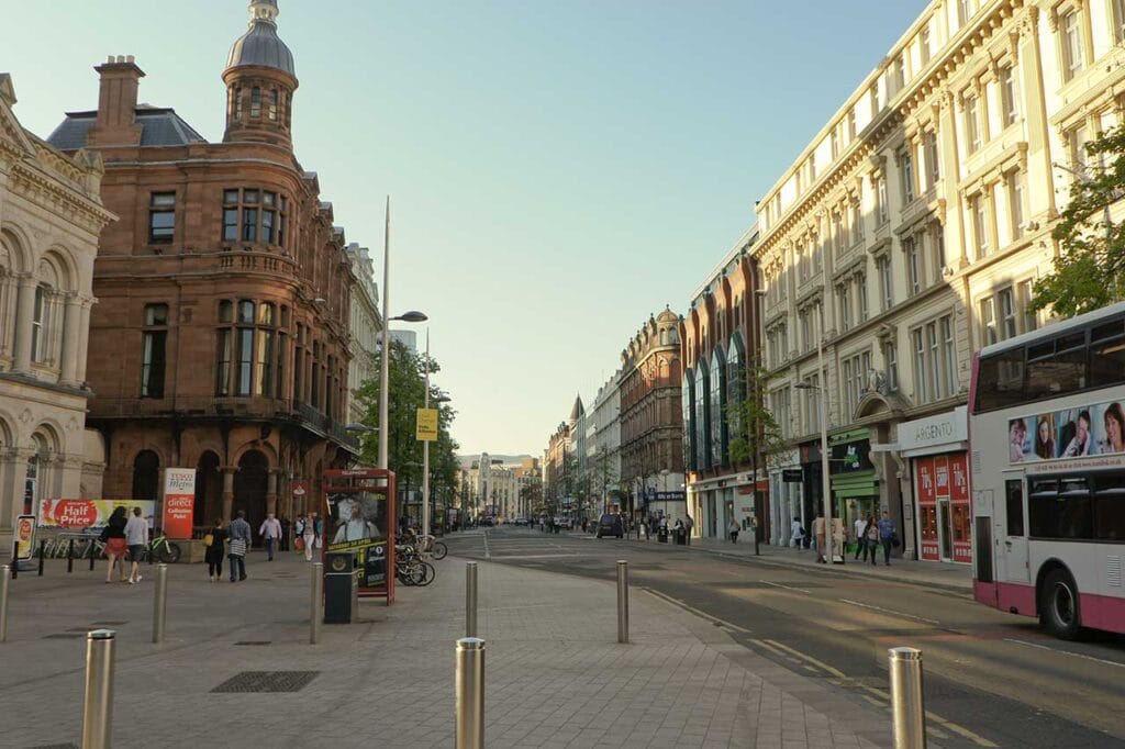 Belfast, a história da cidade está gravada em seus edifícios. Foto: William Murphy.