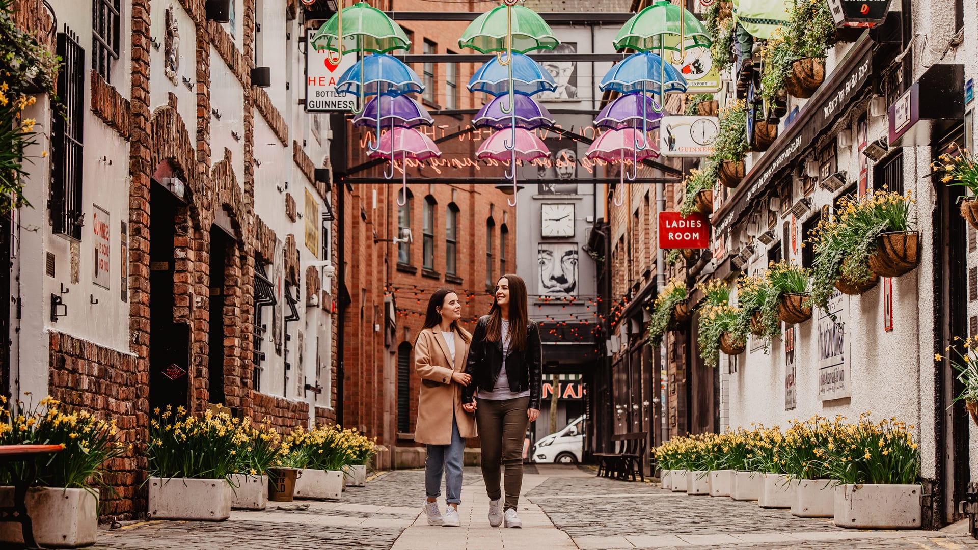 Cathedral Cuarter, uma histórica e vibrante parte de Belfast.