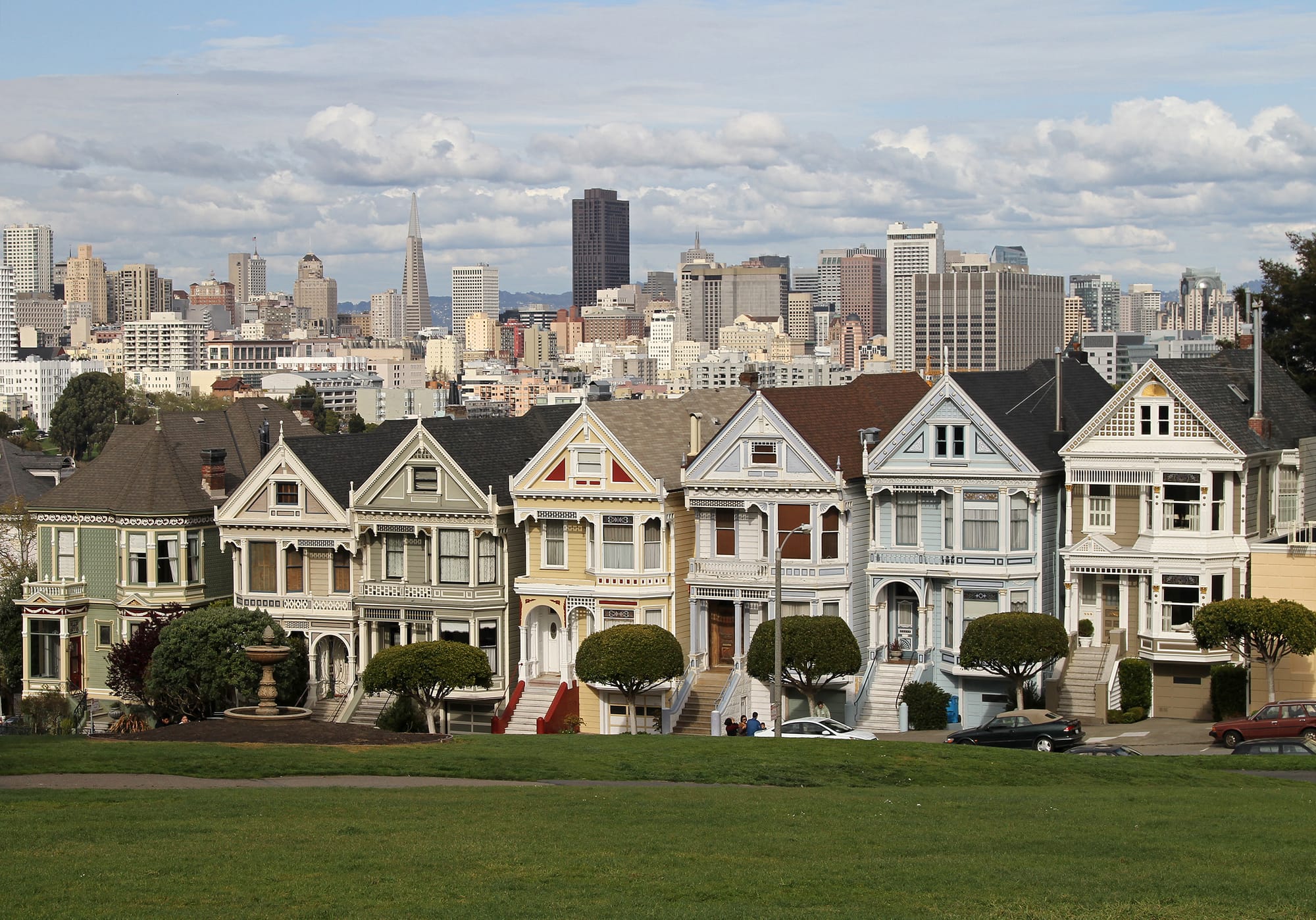 Arquitetura Vitoriana: Casas Painted Ladies, em São Francisco.