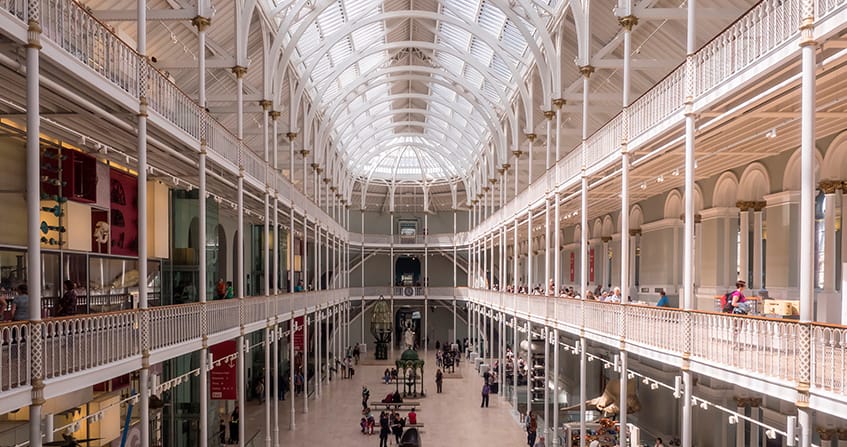 Viaje na Arquitetura de Edimburgo, na Escócia | Museu Nacional da Escócia.