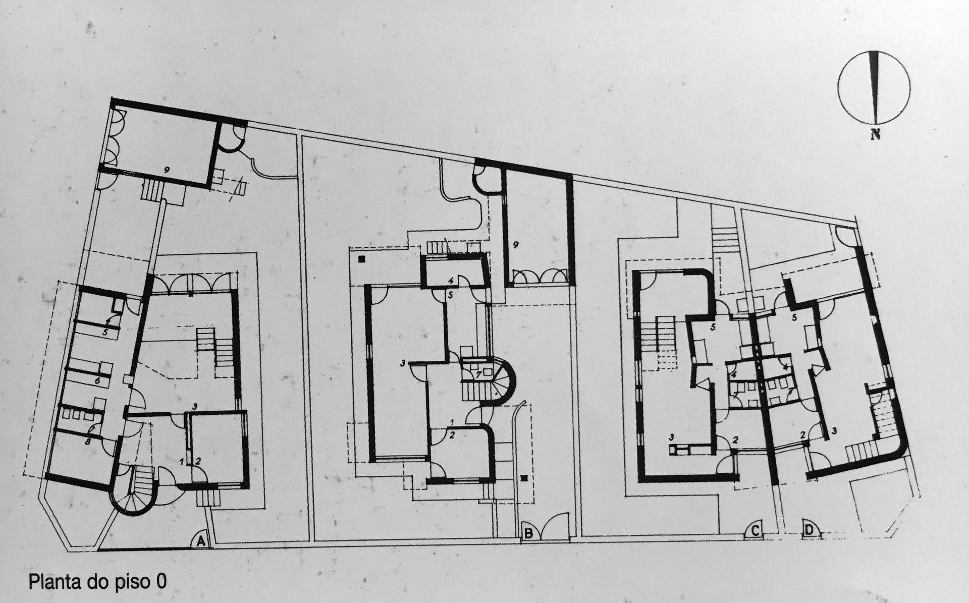 Alvaro Siza | Quatro casas em Matosinhos, Portugal, 1954.