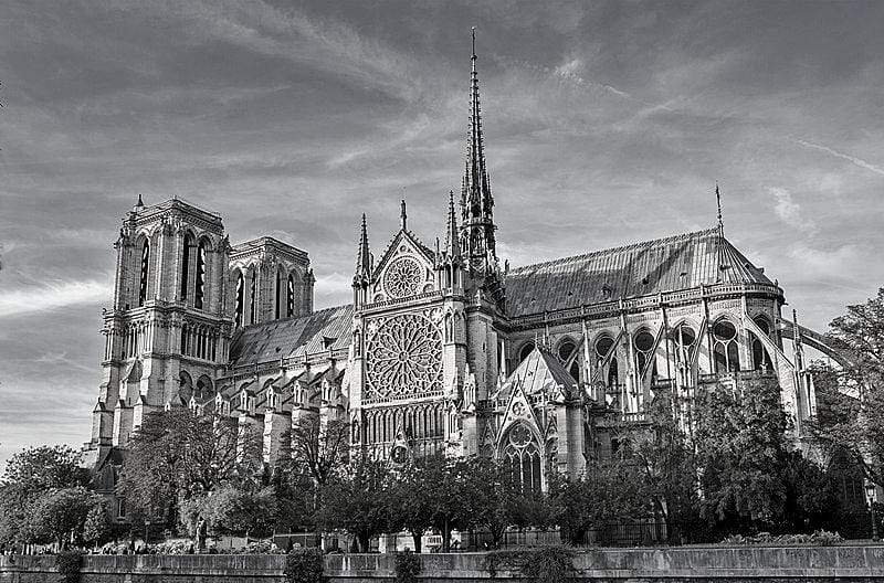 Restauração da Catedral de Notre Dame, realizada por Lassus e Viollet-le-Duc (1849 a 1874)