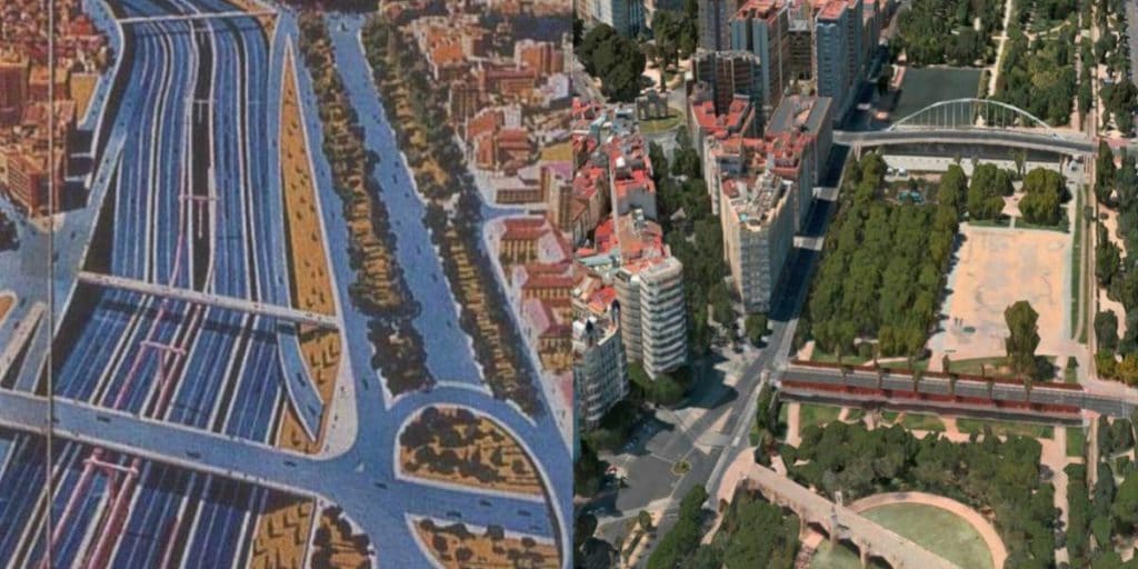 De autopista urbana a pulmão verde. A possibilidades para o antigo leito do Rio Túria.