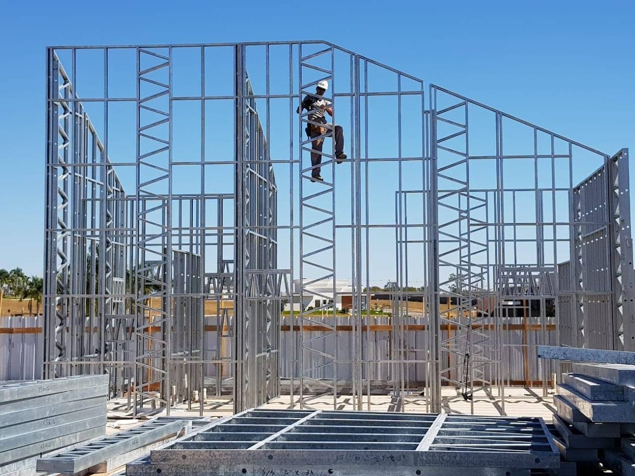 Steel Frame: construindo com eficiência e sustentabilidade.