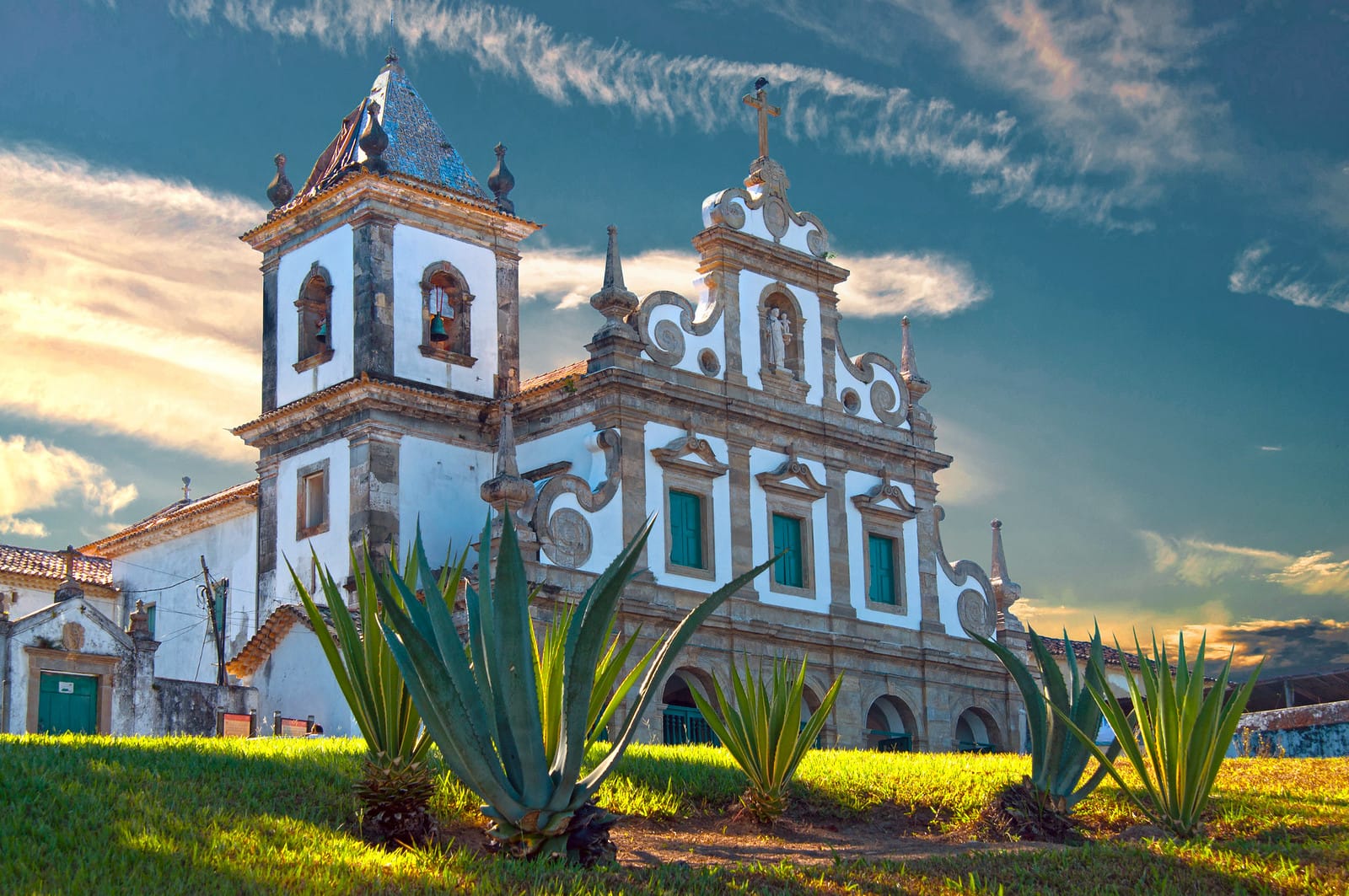 Arquitetura Barroca no Brasil: Igreja de Santo Antônio, na Bahia.