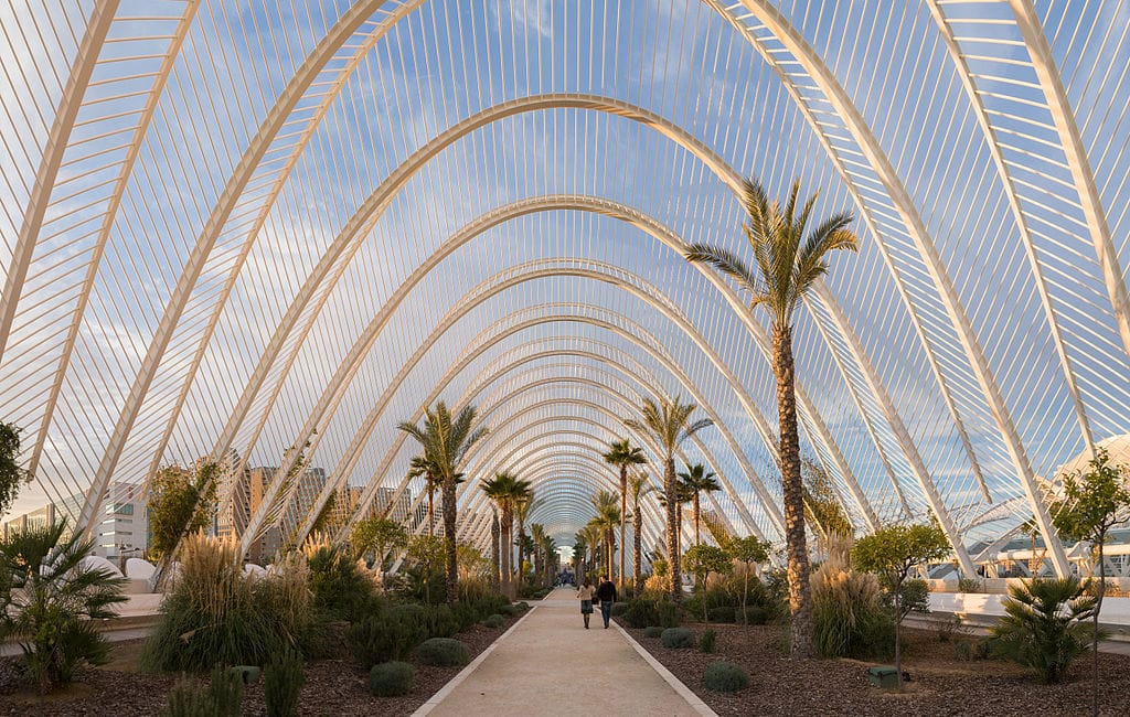 L'Umbracle | Cidade das Artes e Ciências, em Valência, na Espanha.