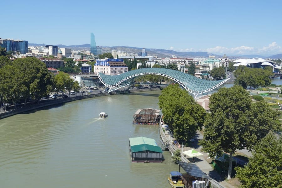 Santiago Calatrava | Ponte da Paz, em Tbilisi, Geórgia.