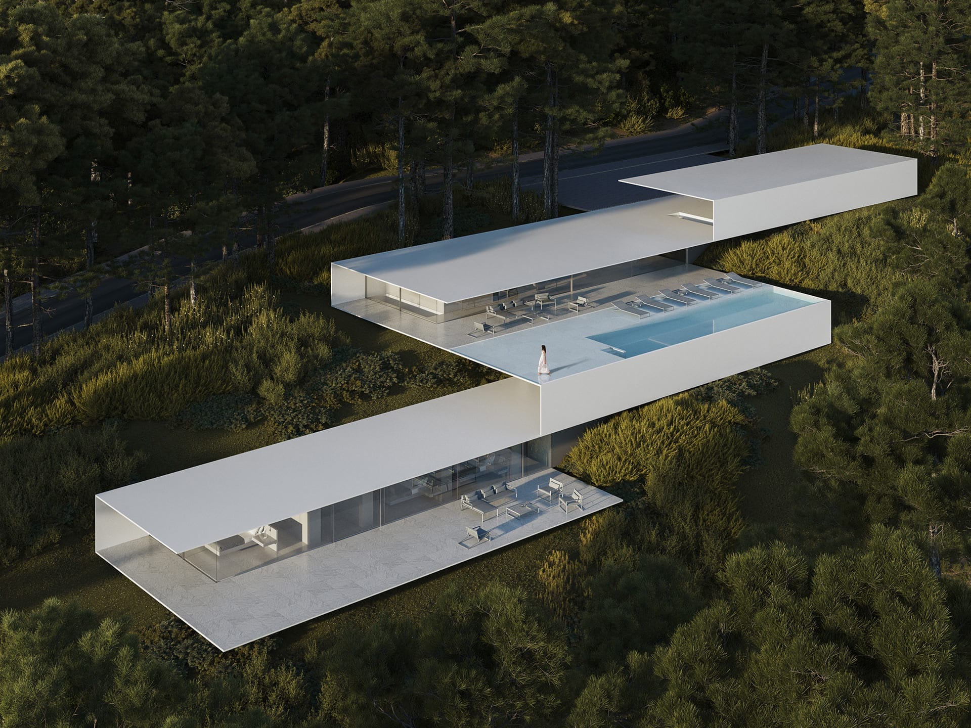 Arquitetura Minimalista | Fran Silvestre Arquitectos | Casa Roca, Ibiza, Espanha.