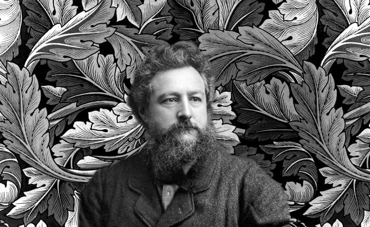Art Déco, Art Nouveau, Arts and Crafts: quais as diferenças? Na foto, William Morris, o pai do Arts and Crafts.