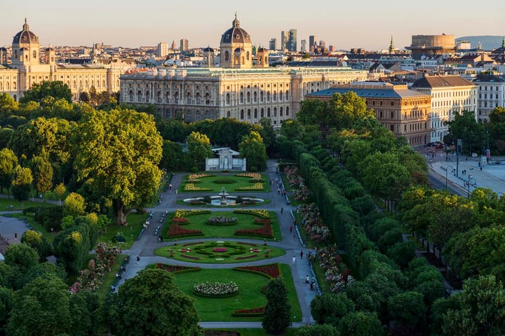 Viaje na Arquitetura de Viena, na Áustria.