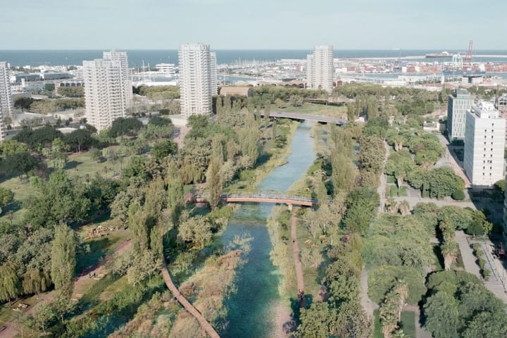 Conheça o projeto (Con)fluir para o novo Parque de Desembocadura de Valência.